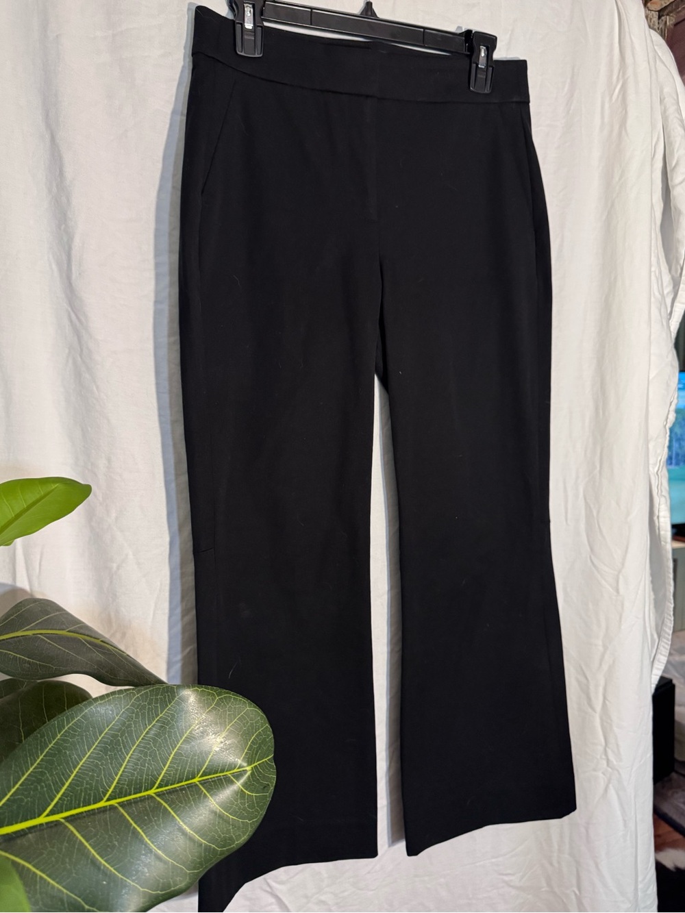 J. Crew Black Hayden kickout crop pant in bi-stretch cotton - Picture 4 of 7